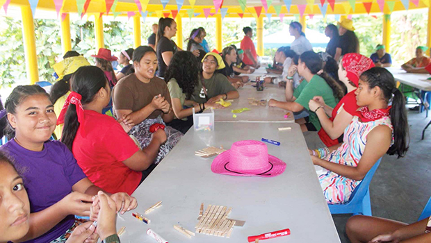 Young women of Pago West stake