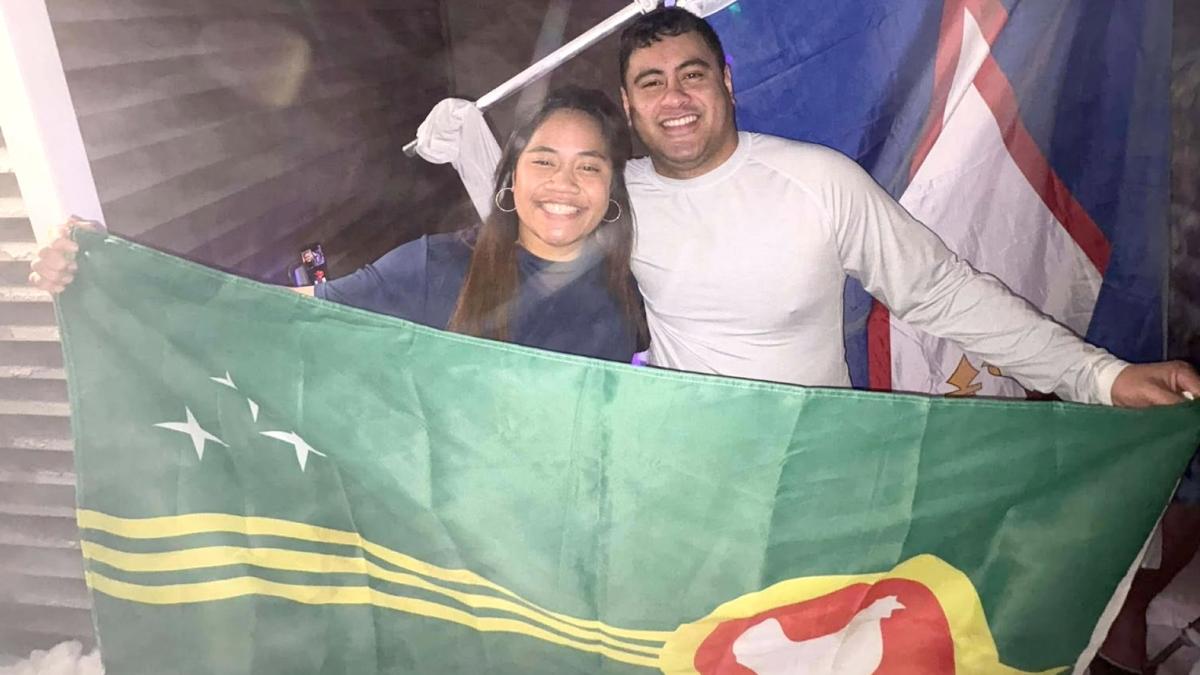 SGT Miracle Petelo and SPC Williza Tulisua