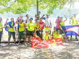 American Samoa’s Under 18 women’s beach handball team