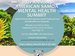 Mental Health Summit flyer