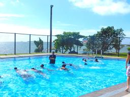 Pacific Horizons School Swimming 4/5 Grade Class at the Pala Lagoon Swimming Center with Instructors Debbs Cox and Chris Dunn
