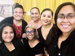  (L-R) Eileen Iosefo-Ale, Petti Matila, Sabrina  Suluai-Mahuka, and Elizabeth Fano