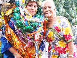 Valerie Faasi’u Simamao with her grandmother Lotonuu Faatafa Gago