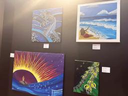 art work at Moso’oi Festival of Arts & Humanities Art Gala