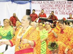 Women with the Matagaluega i Sisifo — Western District of the Congregational Christian Church of American Samoa
