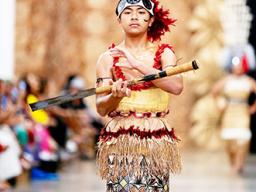 Le Taupou Manaia dancer