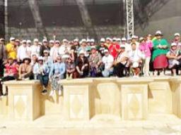 The Tonga church group from New Zealand 