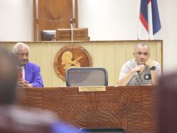 Savali Talavou Ale and House legal counsel Nathaniel Savali Sotoa 