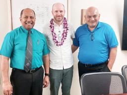 LBJ doctors with visiting doctor 