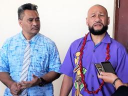  Lema'i Faioso Sione (left) and Malele Atofu Paulo 