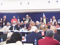 New delegates (standing)
