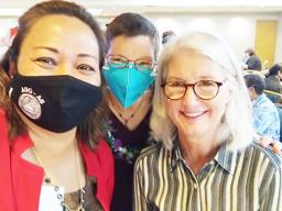 isa Tuato’o (far left) and two other participants 