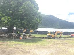 Site where amphitheater is being built 