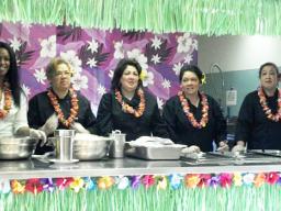 Tusalava Kuaea, Rumina Suafoa, Becky Glenister, Lita Kauea, Sila Manaea.