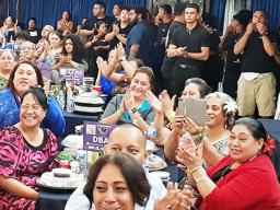 Audience enjoying Pacific Roots Open Mic