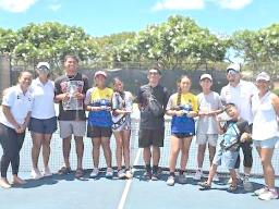 American Samoa Junior Tennis team and supporters