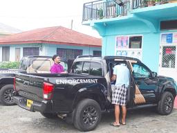 DoH inspection team at a local store