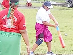 Cricket player at bat