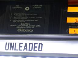 Gas price at the pump $5.13