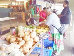 A stall at the Fagatogo Market Place