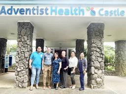  (l-r) Austin Asiata, Ryan Ashlock, Sandra King Young, Julie Cooper, Mina Saelua-Togafau, and Liberty,