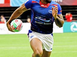 David Afamasaga scored Manu Samoa’s third try vs. Canada