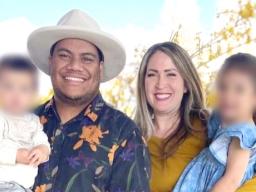 Arthur Folasa Ah Loo and family