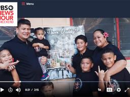 Fiti Aina and family