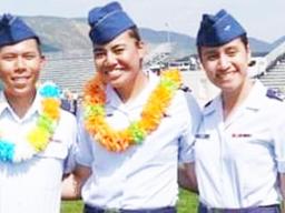 [l-r] Victor Chen, Dorvida Fonoifafo G. Fuiava and Serena Iona 