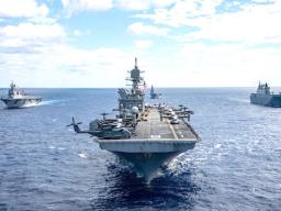 Aircraft carrier and other vessels