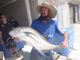 Dustin Snow with his winning catch