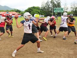American Samoa’s All-Star quarterback Francisco Mauigoa