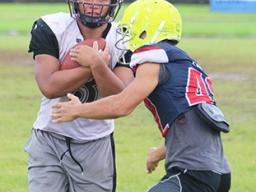 American Samoa’s All-Star running back, Koison Ozu and defensive back Ben Tikeri