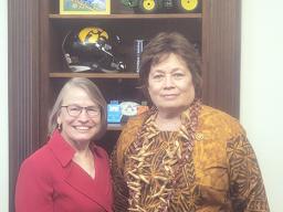 Amata with Rep. Dr. Miller Meeks