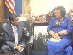 Republic of Palau President Surangel Whipps with Amata