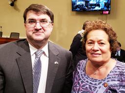 Congresswoman Amata with VA Secretary Robert Wilki 