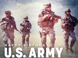 Poster honoring U.S. Army