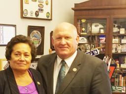 Congresswoman Amata meeting with Ag Committee Ranking Member Glenn Thompson
