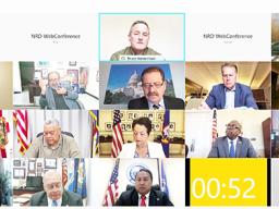 Screenshot from virtual Natural Resources committee meeting