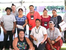 Francine Me Ruta Iopu, Rinalyn-Marie Simotuosalaia Fetuao, Emmanuel Iuma Loia, Eti Ueligitone Eti, Tali Tauanu’u, and Dolan Manaiaisiva I’aulualo