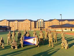 Alpha Company Toa o Samoa at Fort Lee, Virginia