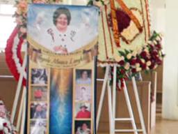 Photos of Angie at her funeral