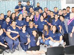 Employees of ANZ on final day of business
