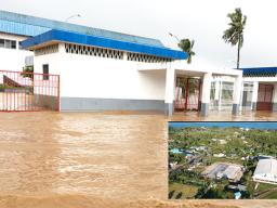 Flooding in Apia park in 2021