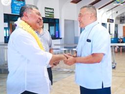 His Excellency Mosese Vitolio Tui and Most Reverend Bishop Kolio Etuale