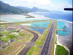 Pago Pago Int'l airport reef runway