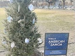 American Samoa ornaments at White House