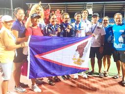 American Samoa National Tennis Team and supporters