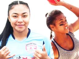 Dianne Leo (left) and Naomi A’asa