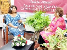 Tafa Tua-Tupuola (left), and Fatima Langkilde